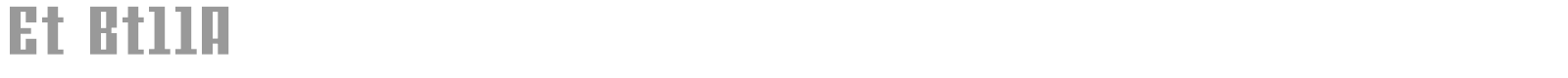 Et Bt11A font preview